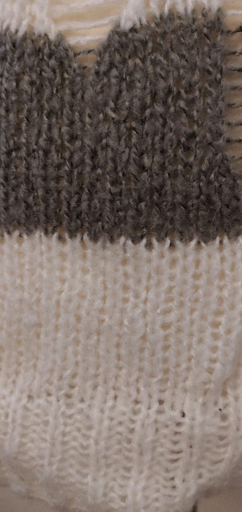 Distressed striped sweater - Picture 5 of 12